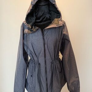 Women's Gray Hooded Jacket
